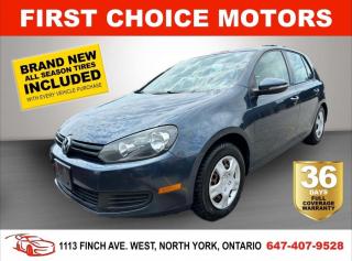 Used 2012 Volkswagen Golf TRENDLINE ~AUTOMATIC, FULLY CERTIFIED WITH WARRANT for sale in North York, ON