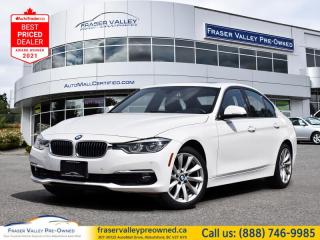 Used 2017 BMW 3 Series 330i xDrive  - Sunroof -  Navigation - $119.67 /Wk for sale in Abbotsford, BC