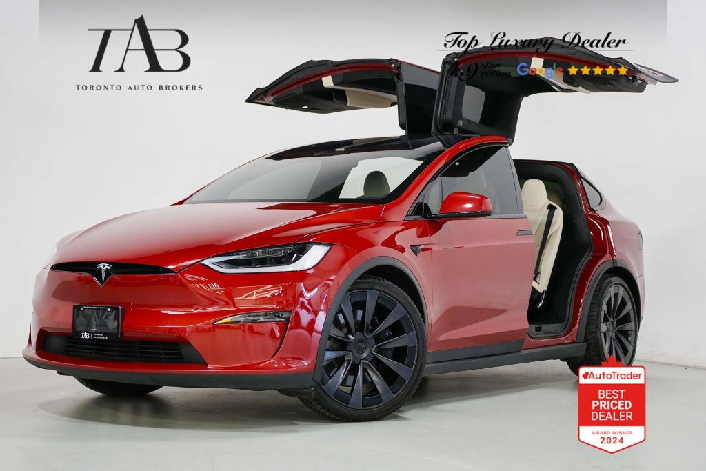 Used 2022 Tesla Model X PLAID 6 PASS YOKE STEERING for Sale in Vaughan, Ontario