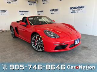 Used 2018 Porsche Boxster 718 S ROADSTER | LEATHER | NAV | 6 SPEED M/T for sale in Brantford, ON