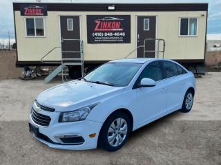 Used 2015 Chevrolet Cruze 1 LT | BACK UP CAMERA | BLUETOOTH | CRUISE CONTROL | USB | AUX for sale in Pickering, ON