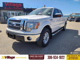 <b>Leather Seats,  Bluetooth,  Heated Seats,  Memory Seats,  SYNC!</b><br> <br> We sell high quality used cars, trucks, vans, and SUVs in Saskatoon and surrounding area.<br> <br>   Smart engineering, impressive tech, and rugged styling make the F-150 hard to pass up. This  2011 Ford F-150 is for sale today. <br> <br>Whether its the rugged style, the proven capability, or the unstoppable toughness that attracts you to the F-150, this Ford is the ultimate pickup truck. Its been the best-selling vehicle in Canada for decades for good reasons. It does everything you could ever want a full-size pickup to do effortlessly and it looks good doing it. The F-150 is truly built Ford Tough. This  Crew Cab 4X4 pickup  has 149,150 kms. Its  white in colour  . It has a 6 speed automatic transmission and is powered by a   5.0L 8 Cylinder Engine.   This vehicle has been upgraded with the following features: Leather Seats,  Bluetooth,  Heated Seats,  Memory Seats,  Sync. <br> <br>To apply right now for financing use this link : <a href=https://www.villageauto.ca/car-loan/ target=_blank>https://www.villageauto.ca/car-loan/</a><br><br> <br/><br> Buy this vehicle now for the lowest bi-weekly payment of <b>$249.39</b> with $0 down for 48 months @ 6.99% APR O.A.C. ( Plus applicable taxes -  Plus applicable fees   ).  See dealer for details. <br> <br><br> Village Auto Sales has been a trusted name in the Automotive industry for over 40 years. We have built our reputation on trust and quality service. With long standing relationships with our customers, you can trust us for advice and assistance on all your motoring needs. </br>

<br> With our Credit Repair program, and over 250 well-priced vehicles in stock, youll drive home happy, and thats a promise. We are driven to ensure the best in customer satisfaction and look forward working with you. </br> o~o