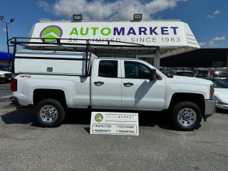 Used 2019 Chevrolet Express 2500 HD CREW 4X4 B-UP CAM,BL.TOOTH,TRADESMAN CANOPY & RACK! INSPECTED W/ BCAA MBRSHP & WRNTY! for sale in Langley, BC