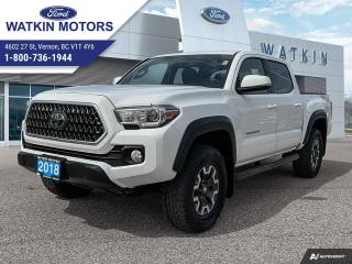 Used 2018 Toyota Tacoma Double Cab TRD Off Road 4x4 for sale in Vernon, BC