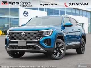 <b>Leather Seats!</b><br> <br> <br> <br>  Turn heads with this stylish 2024 Volkswagen Atlas Cross Sport, with an eye-catching exterior design and high-end technology features. <br> <br>This 2024 VW Atlas Cross Sport is a crossover SUV with a gently sloped roofline to form the distinct silhouette of a coupe, without taking a toll on practicality and driving dynamics. On the inside, trim pieces are crafted with premium materials and carefully put together to ensure rugged build quality. With loads of standard safety technology that inspires confidence, this 2024 Volkswagen Atlas Cross Sport is an excellent option for a versatile and capable family SUV with dazzling looks.<br> <br> This kingfisher blue SUV  has an automatic transmission and is powered by a  2.0L I4 16V GDI DOHC Turbo engine.<br> <br> Our Atlas Cross Sports trim level is Highline 2.0 TSI. Upgrading to this Highline trim rewards you with awesome standard features such as a panoramic sunroof, harman/kardon premium audio, integrated navigation, and leather seating upholstery. Also standard include a power liftgate for rear cargo access, heated and ventilated front seats, a heated steering wheel, remote engine start, adaptive cruise control, and a 12-inch infotainment system with Car-Net mobile hotspot internet access, Apple CarPlay and Android Auto. Safety features also include blind spot detection, lane keeping assist with lane departure warning, front and rear collision mitigation, park distance control, and autonomous emergency braking. This vehicle has been upgraded with the following features: Leather Seats. <br><br> <br>To apply right now for financing use this link : <a href=https://www.myersvw.ca/en/form/new/financing-request-step-1/44 target=_blank>https://www.myersvw.ca/en/form/new/financing-request-step-1/44</a><br><br> <br/> See dealer for details. <br> <br>Call one of our experienced Sales Representatives today and book your very own test drive! Why buy from us? Move with the Myers Automotive Group since 1942! We take all trade-ins - Appraisers on site!<br> Come by and check out our fleet of 30+ used cars and trucks and 130+ new cars and trucks for sale in Kanata.  o~o
