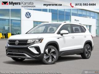 <b>Sunroof,  Navigation,  Leather Seats,  Premium Audio,  Cooled Seats!</b><br> <br> <br> <br>  This 2024 VW Taos is everything youre looking for and then some. <br> <br>The VW Taos was built for the adventurer in all of us. With all the tech you need for a daily driver married to all the classic VW capability, this SUV can be your weekend warrior, too. Exceeding every expectation was the design motto for this compact SUV, and VW engineers delivered. For an SUV thats just right, check out this 2024 Volkswagen Taos.<br> <br> This pure white SUV  has an automatic transmission and is powered by a  1.5L I4 16V GDI DOHC Turbo engine.<br> <br> Our Taoss trim level is Highline 4MOTION. This range-topping Highline 4MOTION trim features a dual-panel glass sunroof, BeatsAudio premium audio and leather upholstery. The standard features continue with adaptive cruise control, dual-zone climate control, remote engine start, lane keep assist with lane departure warning, and an upgraded 8-inch infotainment screen with inbuilt navigation, VW Car-Net services. Additional features include ventilated and heated front seats, a heated leatherette-wrapped steering wheel, remote keyless entry, and a wireless charging pad. Safety features include blind spot detection, front and rear collision mitigation, autonomous emergency braking, and a back-up camera. This vehicle has been upgraded with the following features: Sunroof,  Navigation,  Leather Seats,  Premium Audio,  Cooled Seats,  Wireless Charging,  Adaptive Cruise Control. <br><br> <br>To apply right now for financing use this link : <a href=https://www.myersvw.ca/en/form/new/financing-request-step-1/44 target=_blank>https://www.myersvw.ca/en/form/new/financing-request-step-1/44</a><br><br> <br/> See dealer for details. <br> <br>Call one of our experienced Sales Representatives today and book your very own test drive! Why buy from us? Move with the Myers Automotive Group since 1942! We take all trade-ins - Appraisers on site!<br> Come by and check out our fleet of 30+ used cars and trucks and 130+ new cars and trucks for sale in Kanata.  o~o
