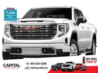 This GMC Sierra 1500 delivers a Gas V8 6.2L/376 engine powering this Automatic transmission. ENGINE, 6.2L ECOTEC3 V8 (420 hp [313 kW] @ 5600 rpm, 460 lb-ft of torque [624 Nm] @ 4100 rpm); featuring Dynamic Fuel Management, Wireless, Apple CarPlay / Wireless Android Auto, Wireless charging.* This GMC Sierra 1500 Features the Following Options *Wipers, front rain-sensing, Windows, power rear, express down, Windows, power front, drivers express up/down, Window, power, rear sliding with rear defogger, Window, power front, passenger express up/down, Wi-Fi Hotspot capable (Terms and limitations apply. See onstar.ca or dealer for details.), Wheels, 20 x 9 (50.8 cm x 22.9 cm) multi-dimensional polished aluminum, Wheelhouse liners, rear (Deleted with (PCP) Denali CarbonPro Edition.), Wheel, 17 x 8 (43.2 cm x 20.3 cm) full-size, steel spare, USB Ports, 2, Charge/Data ports located inside centre console.* Visit Us Today *Youve earned this- stop by Capital Chevrolet Buick GMC Inc. located at 13103 Lake Fraser Drive SE, Calgary, AB T2J 3H5 to make this car yours today!