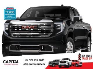 This GMC Sierra 1500 boasts a Gas V8 6.2L/376 engine powering this Automatic transmission. ENGINE, 6.2L ECOTEC3 V8 (420 hp [313 kW] @ 5600 rpm, 460 lb-ft of torque [624 Nm] @ 4100 rpm); featuring Dynamic Fuel Management, Wireless, Apple CarPlay / Wireless Android Auto, Wireless charging.* This GMC Sierra 1500 Features the Following Options *Wipers, front rain-sensing, Windows, power rear, express down, Windows, power front, drivers express up/down, Window, power, rear sliding with rear defogger, Window, power front, passenger express up/down, Wi-Fi Hotspot capable (Terms and limitations apply. See onstar.ca or dealer for details.), Wheels, 20 x 9 (50.8 cm x 22.9 cm) multi-dimensional polished aluminum, Wheelhouse liners, rear (Deleted with (PCP) Denali CarbonPro Edition.), Wheel, 17 x 8 (43.2 cm x 20.3 cm) full-size, steel spare, USB Ports, 2, Charge/Data ports located inside centre console.* Stop By Today *Treat yourself- stop by Capital Chevrolet Buick GMC Inc. located at 13103 Lake Fraser Drive SE, Calgary, AB T2J 3H5 to make this car yours today!