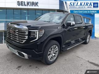 <b>Leather Seats,  Cooled Seats,  Bose Premium Audio,  Wireless Charging,  Heated Rear Seats!</b><br> <br> <br> <br>  Astoundingly advanced and exceedingly premium, this 2024 GMC Sierra 1500 is designed for pickup excellence. <br> <br>This 2024 GMC Sierra 1500 stands out in the midsize pickup truck segment, with bold proportions that create a commanding stance on and off road. Next level comfort and technology is paired with its outstanding performance and capability. Inside, the Sierra 1500 supports you through rough terrain with expertly designed seats and robust suspension. This amazing 2024 Sierra 1500 is ready for whatever.<br> <br> This onyx black Crew Cab 4X4 pickup   has a 10 speed automatic transmission and is powered by a  355HP 5.3L 8 Cylinder Engine.<br> <br> Our Sierra 1500s trim level is Denali. This premium GMC Sierra 1500 Denali comes fully loaded with perforated leather seats and authentic open-pore wood trim, exclusive exterior styling, unique aluminum wheels, plus a massive 13.4 inch touchscreen display that features wireless Apple CarPlay and Android Auto, a premium 7-speaker Bose audio system, SiriusXM, and a 4G LTE hotspot. Additionally, this stunning pickup truck also features heated and cooled front seats and heated second row seats, a spray-in bedliner, wireless device charging, IntelliBeam LED headlights, remote engine start, forward collision warning and lane keep assist, a trailer-tow package with hitch guidance, LED cargo area lighting, ultrasonic parking sensors, an HD surround vision camera plus so much more! This vehicle has been upgraded with the following features: Leather Seats,  Cooled Seats,  Bose Premium Audio,  Wireless Charging,  Heated Rear Seats,  Aluminum Wheels,  Remote Start. <br><br> <br>To apply right now for financing use this link : <a href=https://www.selkirkchevrolet.com/pre-qualify-for-financing/ target=_blank>https://www.selkirkchevrolet.com/pre-qualify-for-financing/</a><br><br> <br/> Weve discounted this vehicle $3734. Total  cash rebate of $5300 is reflected in the price. Credit includes $5,300 Non Stackable Delivery Allowance  Incentives expire 2024-07-02.  See dealer for details. <br> <br>Selkirk Chevrolet Buick GMC Ltd carries an impressive selection of new and pre-owned cars, crossovers and SUVs. No matter what vehicle you might have in mind, weve got the perfect fit for you. If youre looking to lease your next vehicle or finance it, we have competitive specials for you. We also have an extensive collection of quality pre-owned and certified vehicles at affordable prices. Winnipeg GMC, Chevrolet and Buick shoppers can visit us in Selkirk for all their automotive needs today! We are located at 1010 MANITOBA AVE SELKIRK, MB R1A 3T7 or via phone at 204-482-1010.<br> Come by and check out our fleet of 60+ used cars and trucks and 190+ new cars and trucks for sale in Selkirk.  o~o