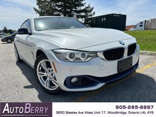 <p><p><span><strong>2014 BMW 4-Series 428i xDrive White On Beige Leather Interior </strong></span></p><p><span></span><span> </span>2.0L <span><span></span><span> </span>xDrive All Wheel Drive <span></span><span> </span>Auto <span></span><span> </span>A/C <span></span><span> </span>Dual-Zone Automatic Climate Control <span></span><span> </span>Leather Interior <span></span><span> </span>Power Front Seats </span><span><span></span><span> </span>Memory Driver Seat </span><span><span></span><span> </span>Heated Front Seats <span></span><span> </span>Power Folding Mirrors <span></span><span> </span>Push Start Engine </span><span></span> <span>Power Options <span></span><span> </span>Sunroof <span></span> Navigation <span><span></span></span> Backup Camera <span><span> Parking Sensors <span id=jodit-selection_marker_1715109640878_049559165327835775 data-jodit-selection_marker=start style=line-height: 0; display: none;></span></span></span></span><span><span></span><span> </span>Bluetooth</span><span> </span><span><span></span><span> </span>Keyless Entry </span><span><span></span><span> </span>Alloy Wheels </span><span></span></p><p><strong><br></strong></p><p><strong>*** Fully Certified ***</strong></p><p><span><strong>*** ONLY 234,569<span> </span>KM ***</strong></span></p><p><br></p><p><span><strong>CARFAX REPORT: <a href=https://vhr.carfax.ca/?id=pSadPjQCCayx/cEeiJacM5pVChBH8Ay6>https://vhr.carfax.ca/?id=pSadPjQCCayx/cEeiJacM5pVChBH8Ay6</a></strong></span></p><br></p> <span id=jodit-selection_marker_1689009751050_8404320760089252 data-jodit-selection_marker=start style=line-height: 0; display: none;></span>