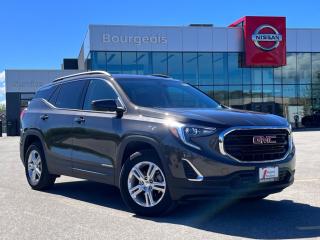<b>Heated Seats, Remote Start, Aluminum Wheels, Lane Keep Assist, Forward Collision Alert, Rear View Camera, Android Auto, Apple CarPlay, Remote Keyless Entry, 4G WiFi, Cruise Control, Teen Driver, Power Seat, LED Lights</b><br> <br>    With sleek look, a comfortable interior and spirited driving dynamics, this GMC Terrain is hard to beat. This  2020 GMC Terrain is fresh on our lot in Midland. <br> <br>The GMC Terrain is a refined and comfortable compact SUV, designed with relentless engineering and modern technology. The interior has a clean design, with upscale materials like soft-touch surfaces and premium trim. The Terrain also offers plenty of cargo room behind the backseat and 63.3 cubic feet with the backseat folded. Quiet, spacious and comfortable, this Terrain is exactly what youd expect from the Professional Grade SUV! This  SUV has 33,465 kms. Its  nice in colour  . It has an automatic transmission and is powered by a  170HP 1.5L 4 Cylinder Engine.  It may have some remaining factory warranty, please check with dealer for details. <br> <br> Our Terrains trim level is SLE. This amazing crossover comes with some impressive features such as heated front seats, a colour touchscreen infotainment system featuring Apple CarPlay, Android Auto and SiriusXM plus its also 4G LTE hotspot capable. This Terrain SLE also includes lane keep assist with lane departure warning, forward collision alert, Teen Driver technology, a remote engine starter, a rear vision camera, LED signature lighting, StabiliTrak with hill decent control, a leather-wrapped steering wheel with audio and cruise controls, a power driver seat and a 60/40 split-folding rear seat to make hauling larger items a breeze.<br> <br>To apply right now for financing use this link : <a href=https://www.bourgeoisnissan.com/finance/ target=_blank>https://www.bourgeoisnissan.com/finance/</a><br><br> <br/><br>Since Bourgeois Midland Nissan opened its doors, we have been consistently striving to provide the BEST quality new and used vehicles to the Midland area. We have a passion for serving our community, and providing the best automotive services around.Customer service is our number one priority, and this commitment to quality extends to every department. That means that your experience with Bourgeois Midland Nissan will exceed your expectations whether youre meeting with our sales team to buy a new car or truck, or youre bringing your vehicle in for a repair or checkup.Building lasting relationships is what were all about. We want every customer to feel confident with his or her purchase, and to have a stress-free experience. Our friendly team will happily give you a test drive of any of our vehicles, or answer any questions you have with NO sales pressure.We look forward to welcoming you to our dealership located at 760 Prospect Blvd in Midland, and helping you meet all of your auto needs!<br> Come by and check out our fleet of 20+ used cars and trucks and 90+ new cars and trucks for sale in Midland.  o~o