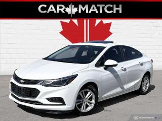 Used 2016 Chevrolet Cruze LT / AUTO  / SUNROOF / NO ACCIDENTS for sale in Cambridge, ON