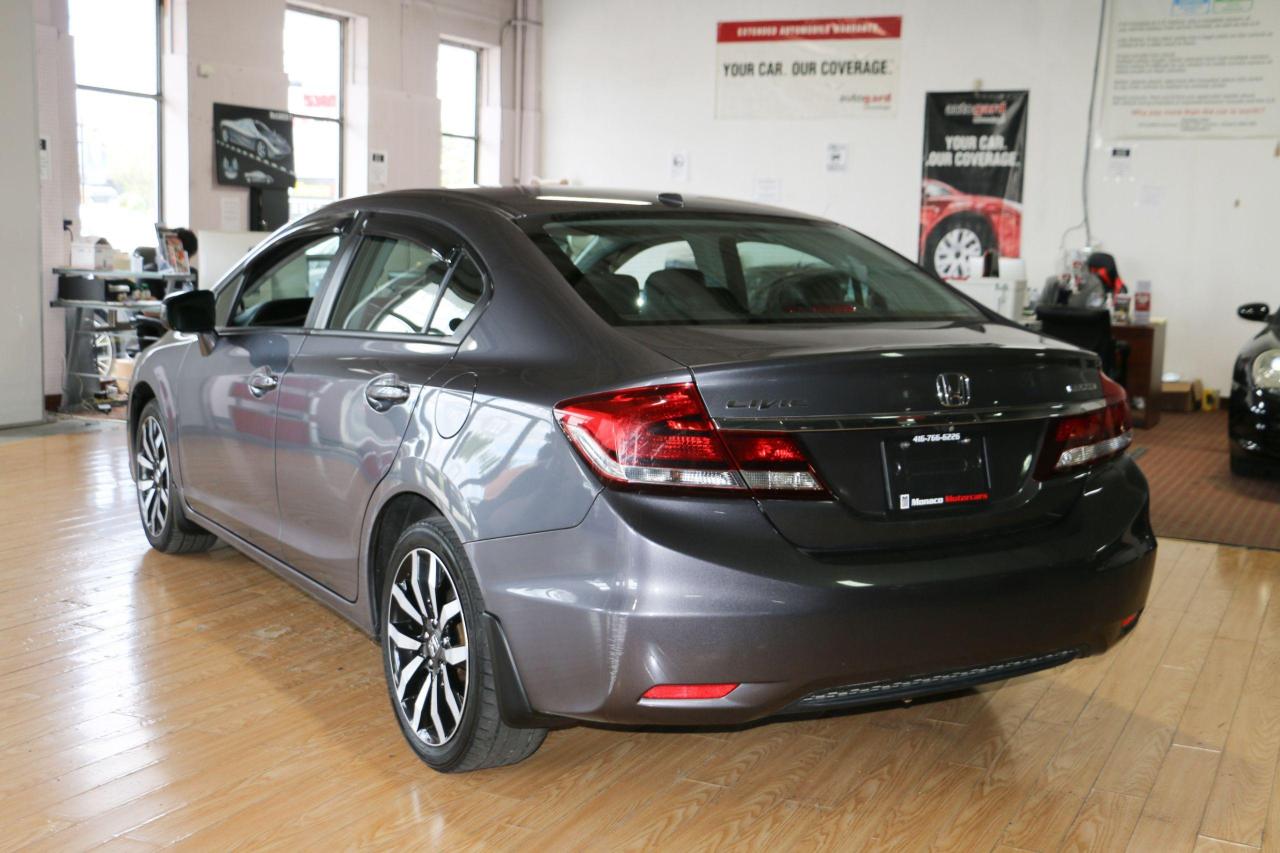 2015 Honda Civic TOURING - LEATHER|SUNROOF|NAVI|CAMERA|ALLOYS - Photo #4