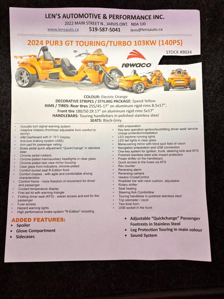 2023 Rewaco PUR3 GT Fully Financeable, Trade - In's Welcome Photo