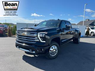 <h2><span style=color:#2ecc71><span style=font-size:18px><strong>Check out this 2024 Chevrolet Silverado 3500HD High Country.</strong></span></span></h2>

<p><span style=font-size:16px>Powered by a Duramax 6.6L V8 Turbo Diesel engine with up to401hp & up to 464 lb-ft of torque.</span></p>

<p><span style=font-size:16px><strong>Comfort & Convenience Features:</strong>includes remote start/entry, power sunroof, heated front & rear seats, ventilated front seats, heated steering wheel, multi-flex tailgate, HD surround vision, bedview camera, 18 polished forged aluminum wheels.</span></p>

<p><span style=font-size:16px><strong>Infotainment Tech & Audio:</strong>includes Chevrolet infotainment 3 premium system with 13.4 diagonal colour touchscreen, Bose premium speaker system, wireless charging, Apple CarPlay & Andoid Auto compatible.</span></p>

<p><span style=font-size:16px><strong>This truck also comes equipped with the following packages</strong></span></p>

<p><span style=font-size:16px><strong>Dark Essentials Package:</strong>black silverado 3500 HD and trim nameplates, front and rear black bowtie. (dealer installed)</span></p>

<p><span style=font-size:16px><strong>High Country Premium Package: </strong>technology package, power sunroof, gooseneck / 5th wheel prep package.</span></p>

<h2><span style=color:#2ecc71><span style=font-size:18px><strong>Come test drive this truck today!</strong></span></span></h2>

<p><span style=color:#2ecc71><span style=font-size:18px><strong>613-257-2432</strong></span></span></p>