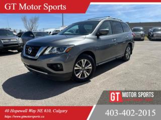 Used 2018 Nissan Pathfinder S 4WD | LEATHER | SUNROOF | 7 PASSENGER | $0 DOWN for sale in Calgary, AB