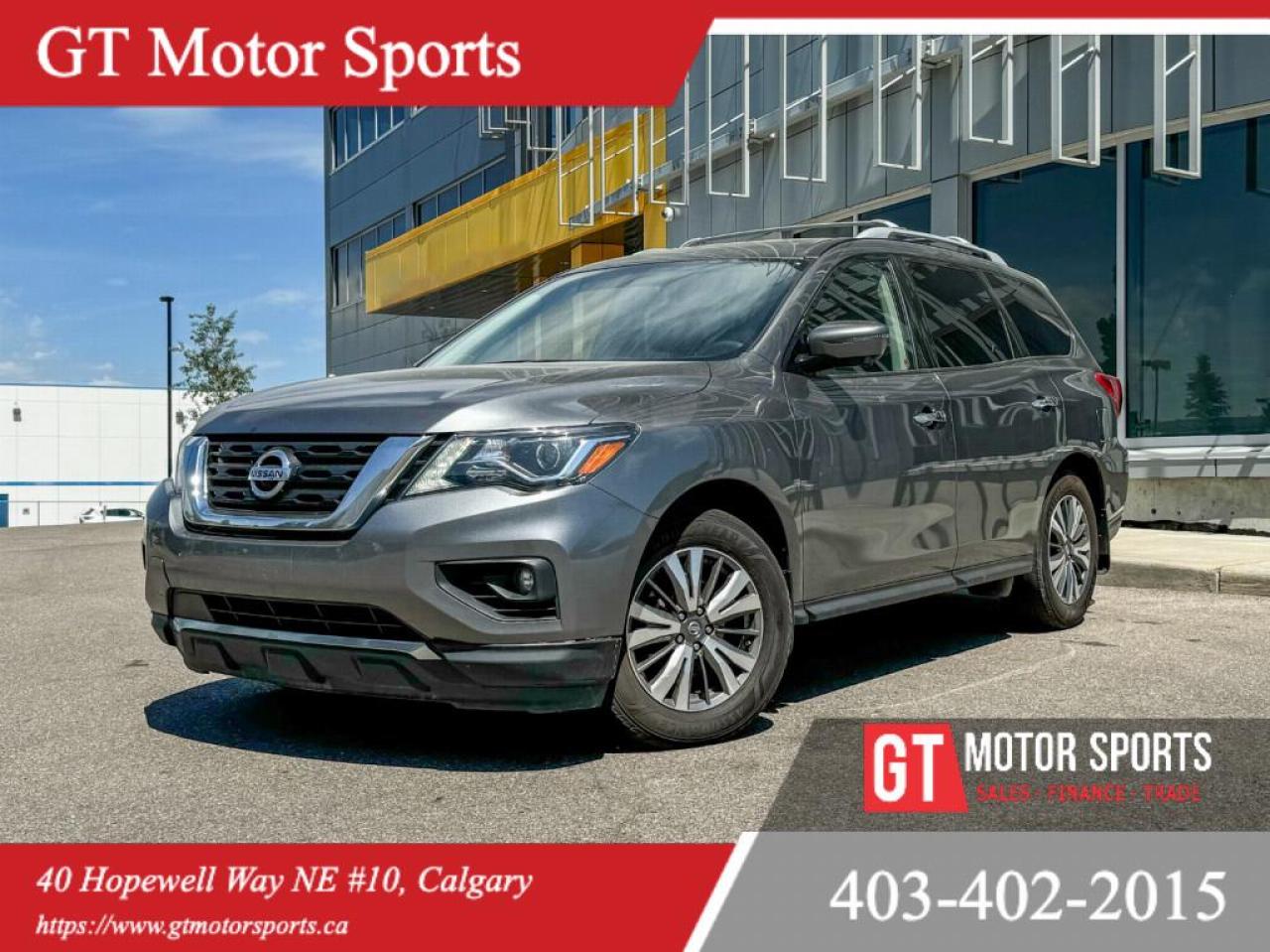 Used 2018 Nissan Pathfinder S 4WD | LEATHER | SUNROOF | 7 PASSENGER | $0 DOWN for sale in Calgary, AB