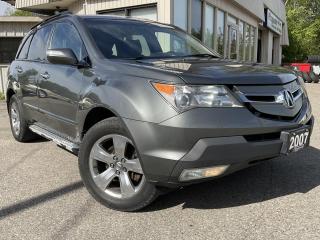 <div><span>Vehicle Highlights:</span><br><span>- Accident free</span><br><span>- Well optioned</span><br><span>- 7 passenger</span><br><br></div><br /><div><span>Here comes a well optioned Acura MDX Elite for an excellent price point! This 7 passenger SUV is in great condition in and out and has been regularly maintained! Must be seen and driven to be appreciated!</span> <br><br></div><br /><div><span>Equipped with the powerful and fuel efficient 3.7L  6 cylinder engine, automatic transmission, AWD, navigation system, back-up camera, rear entertainment DVD, 7 passenger seating, memory seats, digital climate control (driver/passenger/rear), leather interior, heated seats (front & rear), sunroof, alloys, power windows, power locks, power mirrors, power seats, power power trunk, steering wheel audio controls, Bluetooth, AM/FM/CD/AUX, cruise control, A/C, key-less entry, alarm, and more!</span> </div><br /><div><br></div><br /><div><span>Trade-in special being sold as-is</span><br><span>Carfax Available</span><br><span>ONLY $2,900 PLUS HST & LIC</span></div><br /><div><br></div><br /><div><i>* As per OMVIC, we must state: this motor vehicle is being sold as-is and is not represented as being in roadworthy condition, mechanically sound or maintained at any guaranteed level of quality. The vehicle may not be fit for use as a means of transportation and may require substantial repairs at the purchasers expense. It may not be possible to register the vehicle to be driven in its current condition.<br><br></i></div><br /><div><span>Please call us at 519-579-4995 for any questions you have or drop by FITZGERALD MOTORS located at 380 Courtland Ave East. Kitchener, ON for a test drive! Visit us online at </span><a href=http://www.fitzgeraldmotors.com/ target=_blank>www.fitzgeraldmotors.com</a></div><br /><div><br><span>*Even though we take reasonable precautions to ensure that the information provided is accurate and up to date, we are not responsible for any errors or omissions. Please verify all information directly with Fitzgerald Motors to ensure its exactitude.</span></div>