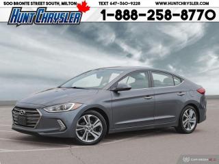 Used 2017 Hyundai Elantra LIMITED | AUTO | NAVI | SUNROOF | LEATHER | PARK A for sale in Milton, ON