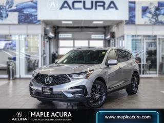 Navigation System, Panoramic Sunroof, 2-ways remote starter, Bluetooth, Remote Start, Lane Departure, Market Value Pricing, Not a Rental, Local Trade, 30 Day 1,000km safety related and 90 Day 5,000 km engine and transmission warranty, Acura Certified Vehicles come with an Acura 7 yrs / 160,000 km Certified Warranty., ** All vehicles are all in priced, No additional fees are applied., Ask us about including Acuras 40 month Tire and Rim warranty., AWD, Auto High-beam Headlights, Brake assist, Front fog lights, Memory seat, Navigation system: Acura Navigation System with Voice Recognition, Panic alarm, Power Liftgate, Premium audio system: ELS Studio 3D, Radio: AM/FM/MP3 ELS Studio 3D Premium Audio Sys, Rain sensing wipers, Rear anti-roll bar, Remote keyless entry, Speed control, Ventilated front seats, Wheels: 20" Aluminum-Alloy A-Spec Design.

Recent Arrival! 2021 Acura RDX A-Spec Package SH-AWD
SH-AWD 2.0L 16V DOHC 10-Speed Automatic AWD


** All vehicles are all in priced, No additional fees are applied. Buying an used vehicle from Maple Acura is always a safe investment. We know you want to be confident in your choice and we want you to be fully satisfied. Thats why ALL our used vehicles come with our limited warranty peace of mind package included in the price. No questions, no discussion - 30 days or 1,000 km safety related warranty 90 days or 5,000 kilometre powertrain coverage. From the day you pick up your new car you can rest assured that we have you covered.