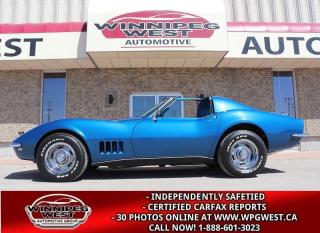 Used 1968 Chevrolet Corvette STINGRAY, NUMBER MATCH 427 BIG BLOCK, 4SP, TRI-PAC for sale in Headingley, MB