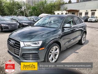 Used 2018 Audi Q3 2.0T Progressiv LEATHER, PANO.ROOF, NAV, HTD. SEAT for sale in Ottawa, ON