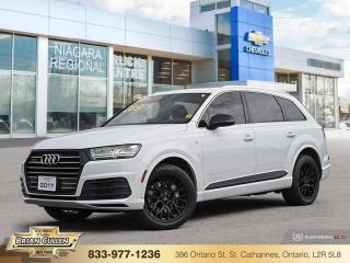 <b>Heads Up Display,  Sunroof,  Navigation,  Leather Seats,  Cooled Seats!</b>

 

    This Q7 can haul 7 people and all their gear while still delivering a thrilling, corner hugging driving experience behind the wheel. This  2017 Audi Q7 is for sale today in St Catharines. 

 

Often it is the tiniest detail we remember. That is why this Q7 was combed over and relentlessly refined to the finest detail to deliver a truly unforgettable experience. With room for 7 and all their gear, you can tackle all of the road bumps of life with the graceful ease this Q7 was designed for. Or you can throw the road for a curve and thrill the senses with an exhilarating drive. Wherever the road takes you, let this Q7 get you there in style.This  SUV has 124,530 kms. Its  white in colour  . It has a 8 speed automatic transmission and is powered by a  333HP 3.0L V6 Cylinder Engine.  

 

 Our Q7s trim level is 3.0T quattro Technik. This range-topping Audi Q7 Technik delivers everything you could want in a luxury SUV. It comes with a heads up display, navigation, Bluetooth, SiriusXM, 19-speaker premium audio, heated and cooled leather seats, dual-zone front and rear automatic climate control, a 360-degree camera, blind spot assist, a heated leather steering wheel, a power liftgate, a power sunroof, and more. This vehicle has been upgraded with the following features: Heads Up Display,  Sunroof,  Navigation,  Leather Seats,  Cooled Seats,  Premium Audio,  Bluetooth. 

 



 Buy this vehicle now for the lowest bi-weekly payment of <b>$247.39</b> with $0 down for 72 months @ 9.99% APR O.A.C. ( Plus applicable taxes -  Plus applicable fees   ).  See dealer for details. 

 



 Come by and check out our fleet of 60+ used cars and trucks and 130+ new cars and trucks for sale in St Catharines.  o~o