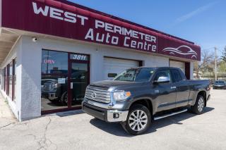 Used 2017 Toyota Tundra 4WD Double Cab   5.7L Limited for sale in Winnipeg, MB