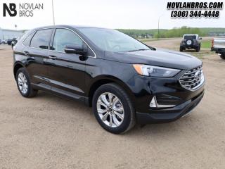 <b>Heated Seats, Ford Co-Pilot360 Assist+, Cold Weather Package!</b><br> <br> <br> <br>Check out our great inventory of new vehicles at Novlan Brothers!<br> <br>  With a great mix of efficiency and incredible performance, the Ford Edge is here to get you wherever you want to go. <br> <br>With meticulous attention to detail and amazing style, the Ford Edge seamlessly integrates power, performance and handling with awesome technology to help you multitask your way through the challenges that life throws your way. Made for an active lifestyle and spontaneous getaways, the Ford Edge is as rough and tumble as you are. Push the boundaries and stay connected to the road with this sweet ride!<br> <br> This agate black SUV  has a 8 speed automatic transmission and is powered by a  250HP 2.0L 4 Cylinder Engine.<br> <br> Our Edges trim level is Titanium. For a healthy dose of luxury and refinement, step up to this Titanium trim, lavishly appointed with premium heated leather seats with power adjustment and lumbar support, perimeter approach lights, a sonorous 12-speaker Bang & Olufsen audio system, and a numeric keypad for extra security. This trim also features a power liftgate for rear cargo access, a key fob with remote engine start and rear parking sensors, a 12-inch capacitive infotainment screen bundled with wireless Apple CarPlay and Android Auto, SiriusXM satellite radio, and 4G mobile hotspot internet connectivity. You and yours are assured of optimum road safety, with blind spot detection, rear cross traffic alert, pre-collision assist with automatic emergency braking, lane keeping assist, lane departure warning, forward collision alert, driver monitoring alert, and a rearview camera with an inbuilt washer. Also standard include proximity keyless entry, dual-zone climate control, 60-40 split front folding rear seats, LED headlights with automatic high beams, and even more. This vehicle has been upgraded with the following features: Heated Seats, Ford Co-pilot360 Assist+, Cold Weather Package. <br><br> View the original window sticker for this vehicle with this url <b><a href=http://www.windowsticker.forddirect.com/windowsticker.pdf?vin=2FMPK4K90RBA22146 target=_blank>http://www.windowsticker.forddirect.com/windowsticker.pdf?vin=2FMPK4K90RBA22146</a></b>.<br> <br>To apply right now for financing use this link : <a href=http://novlanbros.com/credit/ target=_blank>http://novlanbros.com/credit/</a><br><br> <br/> Total  cash rebate of $4500 is reflected in the price. Credit includes $4,500 Non-Stackable Cash Purchase Assistance. Credit is available in lieu of subvented financing rates.  Incentives expire 2024-06-06.  See dealer for details. <br> <br><br> Come by and check out our fleet of 30+ used cars and trucks and 50+ new cars and trucks for sale in Paradise Hill.  o~o