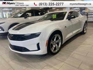 <b>RARE MANUAL!</b><br>   Compare at $51495 - Myers Cadillac is just $49995! <br> <br>JUST IN - 2022 CHEVROLET CAMARO 22 COUPE- 6 SPEED MANUAL TRANSMISSION!!! BLACK APPEARANCE PACKAGE, 6.2L DI V8 ENGINE, WIRELESS APPLE CARPLAY & WIRELESS ANDROID AUTO, HD REAR VISION CAMERA, CERTIFIED, NO ADMIN FEES, ONE OWNER<br> <br>To apply right now for financing use this link : <a href=https://creditonline.dealertrack.ca/Web/Default.aspx?Token=b35bf617-8dfe-4a3a-b6ae-b4e858efb71d&Lang=en target=_blank>https://creditonline.dealertrack.ca/Web/Default.aspx?Token=b35bf617-8dfe-4a3a-b6ae-b4e858efb71d&Lang=en</a><br><br> <br/><br>All prices include Admin fee and Etching Registration, applicable Taxes and licensing fees are extra.<br>*LIFETIME ENGINE TRANSMISSION WARRANTY NOT AVAILABLE ON VEHICLES WITH KMS EXCEEDING 140,000KM, VEHICLES 8 YEARS & OLDER, OR HIGHLINE BRAND VEHICLE(eg. BMW, INFINITI. CADILLAC, LEXUS...)<br> Come by and check out our fleet of 40+ used cars and trucks and 140+ new cars and trucks for sale in Ottawa.  o~o