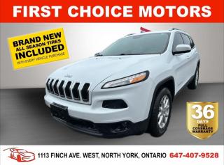 Welcome to First Choice Motors, the largest car dealership in Toronto of pre-owned cars, SUVs, and vans priced between $5000-$15,000. With an impressive inventory of over 300 vehicles in stock, we are dedicated to providing our customers with a vast selection of affordable and reliable options. <br><br>Were thrilled to offer a used 2014 Jeep Cherokee NORTH, white color with 199,000km (STK#7354) This vehicle was $11990 NOW ON SALE FOR $9990. It is equipped with the following features:<br>- Automatic Transmission<br>- Heated seats<br>- Bluetooth<br>- All wheel drive<br>- Reverse camera<br>- Alloy wheels<br>- Power windows<br>- Power locks<br>- Power mirrors<br>- Air Conditioning<br><br>At First Choice Motors, we believe in providing quality vehicles that our customers can depend on. All our vehicles come with a 36-day FULL COVERAGE warranty. We also offer additional warranty options up to 5 years for our customers who want extra peace of mind.<br><br>Furthermore, all our vehicles are sold fully certified with brand new brakes rotors and pads, a fresh oil change, and brand new set of all-season tires installed & balanced. You can be confident that this car is in excellent condition and ready to hit the road.<br><br>At First Choice Motors, we believe that everyone deserves a chance to own a reliable and affordable vehicle. Thats why we offer financing options with low interest rates starting at 7.9% O.A.C. Were proud to approve all customers, including those with bad credit, no credit, students, and even 9 socials. Our finance team is dedicated to finding the best financing option for you and making the car buying process as smooth and stress-free as possible.<br><br>Our dealership is open 7 days a week to provide you with the best customer service possible. We carry the largest selection of used vehicles for sale under $9990 in all of Ontario. We stock over 300 cars, mostly Hyundai, Chevrolet, Mazda, Honda, Volkswagen, Toyota, Ford, Dodge, Kia, Mitsubishi, Acura, Lexus, and more. With our ongoing sale, you can find your dream car at a price you can afford. Come visit us today and experience why we are the best choice for your next used car purchase!<br><br>All prices exclude a $10 OMVIC fee, license plates & registration  and ONTARIO HST (13%)