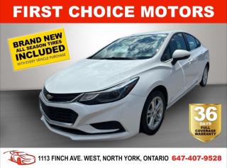 Used 2018 Chevrolet Cruze LT ~AUTOMATIC, FULLY CERTIFIED WITH WARRANTY!!!~ for sale in North York, ON
