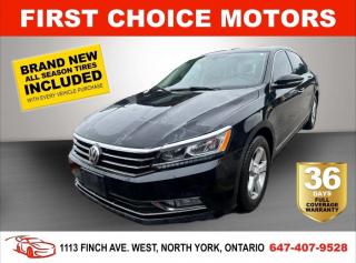 Welcome to First Choice Motors, the largest car dealership in Toronto of pre-owned cars, SUVs, and vans priced between $5000-$15,000. With an impressive inventory of over 300 vehicles in stock, we are dedicated to providing our customers with a vast selection of affordable and reliable options. <br><br>Were thrilled to offer a used 2017 Volkswagen Passat SEL PREMIUM, black color with 179,000km (STK#7357) This vehicle was $17990 NOW ON SALE FOR $15990. It is equipped with the following features:<br>- Automatic Transmission<br>- Leather Seats<br>- Sunroof<br>- Heated seats<br>- Navigation<br>- Bluetooth<br>- Reverse camera<br>- Alloy wheels<br>- Power windows<br>- Power locks<br>- Power mirrors<br>- Air Conditioning<br><br>At First Choice Motors, we believe in providing quality vehicles that our customers can depend on. All our vehicles come with a 36-day FULL COVERAGE warranty. We also offer additional warranty options up to 5 years for our customers who want extra peace of mind.<br><br>Furthermore, all our vehicles are sold fully certified with brand new brakes rotors and pads, a fresh oil change, and brand new set of all-season tires installed & balanced. You can be confident that this car is in excellent condition and ready to hit the road.<br><br>At First Choice Motors, we believe that everyone deserves a chance to own a reliable and affordable vehicle. Thats why we offer financing options with low interest rates starting at 7.9% O.A.C. Were proud to approve all customers, including those with bad credit, no credit, students, and even 9 socials. Our finance team is dedicated to finding the best financing option for you and making the car buying process as smooth and stress-free as possible.<br><br>Our dealership is open 7 days a week to provide you with the best customer service possible. We carry the largest selection of used vehicles for sale under $9990 in all of Ontario. We stock over 300 cars, mostly Hyundai, Chevrolet, Mazda, Honda, Volkswagen, Toyota, Ford, Dodge, Kia, Mitsubishi, Acura, Lexus, and more. With our ongoing sale, you can find your dream car at a price you can afford. Come visit us today and experience why we are the best choice for your next used car purchase!<br><br>All prices exclude a $10 OMVIC fee, license plates & registration  and ONTARIO HST (13%)