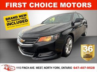 Welcome to First Choice Motors, the largest car dealership in Toronto of pre-owned cars, SUVs, and vans priced between $5000-$15,000. With an impressive inventory of over 300 vehicles in stock, we are dedicated to providing our customers with a vast selection of affordable and reliable options. <br><br>Were thrilled to offer a used 2014 Chevrolet Impala LT, black color with 168,000km (STK#7369) This vehicle was $14990 NOW ON SALE FOR $12990. It is equipped with the following features:<br>- Automatic Transmission<br>- Leather Seats<br>- Heated seats<br>- Bluetooth<br>- Reverse camera<br>- Alloy wheels<br>- Power windows<br>- Power locks<br>- Power mirrors<br>- Air Conditioning<br><br>At First Choice Motors, we believe in providing quality vehicles that our customers can depend on. All our vehicles come with a 36-day FULL COVERAGE warranty. We also offer additional warranty options up to 5 years for our customers who want extra peace of mind.<br><br>Furthermore, all our vehicles are sold fully certified with brand new brakes rotors and pads, a fresh oil change, and brand new set of all-season tires installed & balanced. You can be confident that this car is in excellent condition and ready to hit the road.<br><br>At First Choice Motors, we believe that everyone deserves a chance to own a reliable and affordable vehicle. Thats why we offer financing options with low interest rates starting at 7.9% O.A.C. Were proud to approve all customers, including those with bad credit, no credit, students, and even 9 socials. Our finance team is dedicated to finding the best financing option for you and making the car buying process as smooth and stress-free as possible.<br><br>Our dealership is open 7 days a week to provide you with the best customer service possible. We carry the largest selection of used vehicles for sale under $9990 in all of Ontario. We stock over 300 cars, mostly Hyundai, Chevrolet, Mazda, Honda, Volkswagen, Toyota, Ford, Dodge, Kia, Mitsubishi, Acura, Lexus, and more. With our ongoing sale, you can find your dream car at a price you can afford. Come visit us today and experience why we are the best choice for your next used car purchase!<br><br>All prices exclude a $10 OMVIC fee, license plates & registration  and ONTARIO HST (13%)