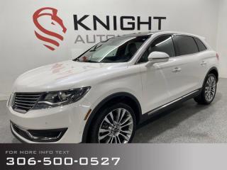 Used 2018 Lincoln MKX Reserve with Climate, Technology, Canadian Touring and Cargo Pkgs for sale in Moose Jaw, SK