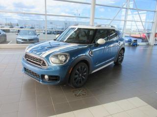 Recent Arrival!********All prices on our website reflect a 1000$ finance credit*********Technology and FeaturesThe 2019 MINI Cooper S Countryman comes equipped with a range of modern technology and convenience features designed to enhance the driving experience:MINI Connected Infotainment System: Features a 6.5-inch display, Bluetooth® connectivity, and smartphone integration.Harman Kardon® Premium Audio System: Available as an option, this system delivers high-quality sound for an enhanced audio experience.Keyless Entry and Push-Button Start: Adds convenience and ease of use.Rearview Camera: Aids in parking and reversing by providing a clear view of the area behind the vehicle.Performance and EfficiencyThe 2019 MINI Cooper S Countryman is powered by a spirited 2.0-liter turbocharged 4-cylinder engine that produces 189 horsepower and 207 lb-ft of torque. Paired with a smooth-shifting 8-speed automatic transmission, this engine delivers a lively and engaging driving experience.Sporty Handling: The Countryman benefits from MINIs renowned go-kart-like handling, with precise steering and a nimble feel.ALL4 All-Wheel Drive (Optional): Enhances traction and stability in various driving conditions, making it a versatile choice for all-weather driving.The 2019 MINI Cooper S Countryman Base is a compelling choice for those seeking a compact crossover that combines distinctive style, sporty performance, and practical versatility. With its unique design, engaging driving dynamics, and a host of modern features, the Countryman offers a fun and functional driving experience that stands out in the compact crossover segment. Whether navigating city streets or embarking on a weekend adventure, the MINI Cooper S Countryman delivers a blend of excitement and utility that is hard to match.**MARKET VALUE PRICING**, AWD, 4-Wheel Independent Suspension, 6 Speakers, Air Conditioning, AM/FM radio, Brake assist, Delay-off headlights, Electronic Stability Control, Exterior Parking Camera Rear, Front Bucket Seats, Front Sport Seats, Fully automatic headlights, Heated door mirrors, Leather steering wheel, MINI Connected APP, Power door mirrors, Power steering, Power windows, Radio data system, Radio: Anti-Theft AM/FM Audio System w/RDS, Rain sensing wipers, Rear Parking Sensors, Rear window defroster, Rear window wiper, Remote keyless entry, Satellite Radio Pre-Wire, Speed control, Speed-sensing steering, Split folding rear seat, Sport steering wheel, Steering wheel mounted audio controls, Tachometer, Telescoping steering wheel, Tilt steering wheel, Traction control, Trip computer, Wheels: 18 x 7.5 Pair Spoke Silver Alloy.2019 MINI Cooper S Countryman Base Blue 4D Sport Utility AWD 2.0L 4-Cylinder 16V AutomaticAs the only Acura dealer in the province - and on PEI - we make sure to bring you the very best selection of used vehicles possible. From the sleek and stylish ILX, RLX, and TLX, to sporty SUVs like the MDX and RDX, or any other make weve got you covered.Awards:* JD Power Canada Automotive Performance, Execution and Layout (APEAL) StudySteele Auto Group is the most diversified group of automobile dealerships in Atlantic Canada, with 51 dealerships selling 28 brands and an employee base of well over 2300.