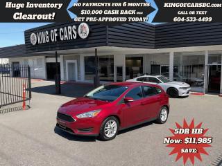 Used 2016 Ford Focus 5DR HB SE for sale in Langley, BC