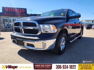 <b>Air Conditioning,  Power Windows,  Power Doors,  Cruise Control!</b><br> <br> We sell high quality used cars, trucks, vans, and SUVs in Saskatoon and surrounding area.<br> <br>   Reliable, dependable, and innovative, this Ram 2018 1500 proves that it has what it takes to get the job done right. This  2018 Ram 1500 is for sale today. <br> <br>The reasons why this Ram 1500 stands above the well-respected competition are evident: uncompromising capability, proven commitment to safety and security, and state-of-the-art technology. From its muscular exterior to the well-trimmed interior, this 2018 Ram 1500 is more than just a workhorse. Get the job done in comfort and style with this amazing full size truck. This   4X4 pickup  has 79,000 kms. Its  black in colour  . It has an automatic transmission and is powered by a  smooth engine.  It may have some remaining factory warranty, please check with dealer for details.  This vehicle has been upgraded with the following features: Air Conditioning,  Power Windows,  Power Doors,  Cruise Control. <br> To view the original window sticker for this vehicle view this <a href=http://www.chrysler.com/hostd/windowsticker/getWindowStickerPdf.do?vin=3C6RR7KT5JG168248 target=_blank>http://www.chrysler.com/hostd/windowsticker/getWindowStickerPdf.do?vin=3C6RR7KT5JG168248</a>. <br/><br> <br>To apply right now for financing use this link : <a href=https://www.villageauto.ca/car-loan/ target=_blank>https://www.villageauto.ca/car-loan/</a><br><br> <br/><br> Buy this vehicle now for the lowest bi-weekly payment of <b>$195.22</b> with $0 down for 84 months @ 5.99% APR O.A.C. ( Plus applicable taxes -  Plus applicable fees   ).  See dealer for details. <br> <br><br> Village Auto Sales has been a trusted name in the Automotive industry for over 40 years. We have built our reputation on trust and quality service. With long standing relationships with our customers, you can trust us for advice and assistance on all your motoring needs. </br>

<br> With our Credit Repair program, and over 250 well-priced vehicles in stock, youll drive home happy, and thats a promise. We are driven to ensure the best in customer satisfaction and look forward working with you. </br> o~o