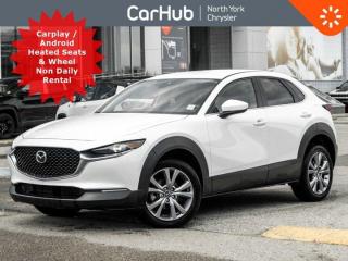 This Mazda CX-30 delivers a Regular Unleaded I-4 2.5 L/152 engine powering this Automatic transmission. Window Grid Antenna, Wheels: 18 Multi spoke Silver Metallic Finish Alloys, Valet Function. Clean CARFAX! Our advertised prices are for consumers (i.e. end users) only. Not a former rental.  The CARFAX report indicates that it was previously registered in Quebec.   This Mazda CX-30 Comes Equipped with These Options
Trip Computer, Torsion beam rear suspension w/coil springs, Tire Specific Low Tire Pressure Warning, Tailgate/Rear Door Lock Included w/Power Door Locks, Strut Front Suspension w/Coil Springs, Steel Spare Wheel, Smart Device Remote Engine Start, Smart City Brake Support (SCBS) and Rear Cross Traffic Alert (RCTA),Adaptive Cruise Control, Driver Attention Alert, Rear Back-Up Camera, Lane Departure Warning System, Blind Spot Monitoring, Lane-Keep Assist System, Collision Avoidance, Front Heated Seats, Heated Steering Wheel, Power Side Mirrors, Dual Climate Control, Sliding Front Centre Armrest and Rear Centre Armrest, Am/Fm Stereo, Bluetooth, 2 USB Ports, Android Auto/Apple Car Play Capable.  Call today or drop by for more information.
 

 

Drive Happy with CarHub
*** All-inclusive, upfront prices -- no haggling, negotiations, pressure, or games

 

*** Purchase or lease a vehicle and receive a $1000 CarHub Rewards card for service.

 

*** 3 day CarHub Exchange program available on most used vehicles. Details: www.northyorkchrysler.ca/exchange-program/

 

*** 36 day CarHub Warranty on mechanical and safety issues and a complete car history report

 

*** Purchase this vehicle fully online on CarHub websites

 

 

Transparency Statement
Online prices and payments are for finance purchases -- please note there is a $750 finance/lease fee. Cash purchases for used vehicles have a $2,200 surcharge (the finance price + $2,200), however cash purchases for new vehicles only have tax and licensing extra -- no surcharge. NEW vehicles priced at over $100,000 including add-ons or accessories are subject to the additional federal luxury tax. While every effort is taken to avoid errors, technical or human error can occur, so please confirm vehicle features, options, materials, and other specs with your CarHub representative. This can easily be done by calling us or by visiting us at the dealership. CarHub used vehicles come standard with 1 key. If we receive more than one key from the previous owner, we include them with the vehicle. Additional keys may be purchased at the time of sale. Ask your Product Advisor for more details. Payments are only estimates derived from a standard term/rate on approved credit. Terms, rates and payments may vary. Prices, rates and payments are subject to change without notice. Please see our website for more details.
 