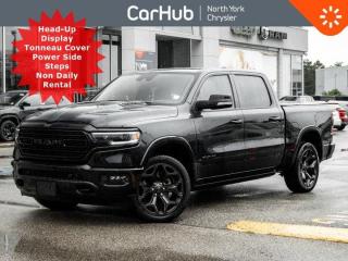 This RAM 1500 delivers a Gas w/ eTorque V-8 5.7 L/345 engine powering this Automatic transmission. Wheels: 22 Black Alloys, Tri-Fold Tonneau Cover, Power Side Steps. Transmission: 8-Speed Automatic (STD). Our advertised prices are for consumers (i.e. end users) only. Clean CARFAX!  Not a former rental.  This RAM 1500 Comes Equipped with These Options
Diamond Black Crystal Pearl. Interior Color: Black interior / Black seats. Interior: Premium leather--trimmed bucket seats. Engine: 5.7L HEMI VVT V8 engine w/FuelSaver MDS & eTorque. Transmission: 8--speed automatic transmission. Trailer Tow Group: Trailer Light Check, Trailer Reverse Steering Control, Trailer Brake Control. Night Edition: Tri--Fold Tonneau Cover, Sport Performance Hood, 19--speaker harman/kardon premium sound. Limited Level 1 Equipment Group: Digital rearview mirror with autodim display, Head--Up Display, Pedestrian Emergency Braking, Ventilated Rear Seats, Lane Keep Assist, Adaptive Cruise Control w/ Stop & Go, Parallel & Perp Park Assist w/Stop. 3.92 Rear Axle Ratio. 5.7L HEMI VVT V8 engine w/FuelSaver MDS & eTorque: 48V Belt Starter Generator. Class IV Receiver Hitch. Trailer surround view camera system. Full Speed Fwd Collision Warn Plus, Ready Alert Braking, Blind Spot and Cross Path Detection, Electronic Roll Mitigation, Rain Brake Support, ParkView Rear Back--Up Camera, Remote Tailgate Release, Parksense Ft/Rr Park Assist w/Stop, Remote start system, Automatic high--beam headlamp control, Supplemental front seat--mounted side air bags, Advanced multistage front air bags, Supplemental side curtain air bags. Front & 2nd Row Heated / Ventilated Seats, Power Front Seats, Heated Steering Wheel, Power Folding Side Mirrors, Power Adjustable Pedals, Navi 12 Screen, Am/Fm/SiriusXM Sat Radio Ready, Android Auto.  Dont miss out on this one!          Please note the window sticker features options the car had when new -- some modifications may have been made since then. Please confirm all options and features with your CarHub Product Advisor. 
Drive Happy with CarHub
*** All-inclusive, upfront prices -- no haggling, negotiations, pressure, or games *** Purchase or lease a vehicle and receive a $1000 CarHub Rewards card for service. *** 3 day CarHub Exchange program available on most used vehicles. Details: www.northyorkchrysler.ca/exchange-program/ *** 36 day CarHub Warranty on mechanical and safety issues and a complete car history report *** Purchase this vehicle fully online on CarHub websites

Transparency Statement
Online prices and payments are for finance purchases -- please note there is a $750 finance/lease fee. Cash purchases for used vehicles have a $2,200 surcharge (the finance price + $2,200), however cash purchases for new vehicles only have tax and licensing extra -- no surcharge. NEW vehicles priced at over $100,000 including add-ons or accessories are subject to the additional federal luxury tax. While every effort is taken to avoid errors, technical or human error can occur, so please confirm vehicle features, options, materials, and other specs with your CarHub representative. This can easily be done by calling us or by visiting us at the dealership. CarHub used vehicles come standard with 1 key. If we receive more than one key from the previous owner, we include them with the vehicle. Additional keys may be purchased at the time of sale. Ask your Product Advisor for more details. Payments are only estimates derived from a standard term/rate on approved credit. Terms, rates and payments may vary. Prices, rates and payments are subject to change without notice. Please see our website for more details.
 