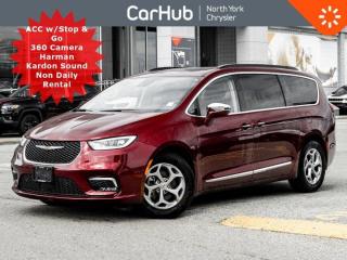 
This Chrysler Pacifica boasts a Regular Unleaded V-6 3.6 L/220 engine powering this Automatic transmission. Wheels: 18 Alloys, Transmission: 9-Speed Automatic (STD). Clean CARFAX!
Our advertised prices are for consumers (i.e. end users) only. Not a former rental.



 

 
This Chrysler Pacifica Features the Following Options
Velvet Red Pearl. Interior Color: Black interior / Alloy seats with Black stitching. Interior: Nappa leather--faced front vented bucket seats. Engine: 3.6L Pentastar VVT V6 engine with Stop/Start. Transmission: 9--speed automatic transmission. Second--row Stow n Go bucket seats, Lane Departure Warning with Lane Keep Assist, Adaptive Cruise Control with Stop and Go, Blind--Spot Monitoring and Rear Cross--Path Detection, Forward Collision Warning with Active Braking, Park--Sense Front and Rear Park Assist with stop, Parallel and Perpendicular Park Assist with Stop, Uconnect 5 NAV with 10.1--inch display, 7--inch full--colour customizable in--cluster display, SiriusXM Sat radio Ready, Second--row USB charging port, Third--row USB charging port, Apple Google Android Auto/CarPlay capable, Stow n Vac integrated vacuum, Front ventilated seats, Front passenger seat automatic Advance n Return, Second-- and third--row window shades, Full sunroof with power front and fixed rear, Second--row heated seats, Third--row power folding seat, 19 harman/kardon speakers with subwoofer, 760--watt amplifier, Wireless charging pad, 360 Surround--View Camera, Hands--free phone communication, Hands--free power sliding doors, Rain--sensing windshield wipers, Front heated seats, Heated steering wheel, Remote start system, Second--row power windows.
 


 

Call today or drop by for more information.

 



 

Please note the window sticker features options the car had when new -- some modifications may have been made since then. Please confirm all options and features with your CarHub Product Advisor.



 

Drive Happy with CarHub
*** All-inclusive, upfront prices -- no haggling, negotiations, pressure, or games

 

*** Purchase or lease a vehicle and receive a $1000 CarHub Rewards card for service.

 

*** 3 day CarHub Exchange program available on most used vehicles. Details: www.northyorkchrysler.ca/exchange-program/

 

*** 36 day CarHub Warranty on mechanical and safety issues and a complete car history report

 

*** Purchase this vehicle fully online on CarHub websites

 

 

Transparency Statement
Online prices and payments are for finance purchases -- please note there is a $750 finance/lease fee. Cash purchases for used vehicles have a $2,200 surcharge (the finance price + $2,200), however cash purchases for new vehicles only have tax and licensing extra -- no surcharge. NEW vehicles priced at over $100,000 including add-ons or accessories are subject to the additional federal luxury tax. While every effort is taken to avoid errors, technical or human error can occur, so please confirm vehicle features, options, materials, and other specs with your CarHub representative. This can easily be done by calling us or by visiting us at the dealership. CarHub used vehicles come standard with 1 key. If we receive more than one key from the previous owner, we include them with the vehicle. Additional keys may be purchased at the time of sale. Ask your Product Advisor for more details. Payments are only estimates derived from a standard term/rate on approved credit. Terms, rates and payments may vary. Prices, rates and payments are subject to change without notice. Please see our website for more details.
 