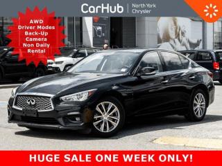 Used 2021 Infiniti Q50 PURE AWD Driver Assists CarPlay / Android Heated Seats & Wheel for sale in Thornhill, ON