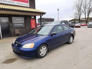 Used 2001 Honda Civic LX for sale in Laval, QC