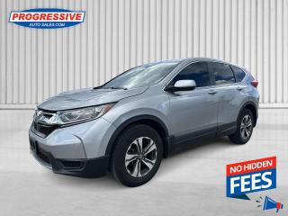 <b>Heated Seats,  Rear View Camera,  Apple CarPlay,  Android Auto,  Remote Start!</b><br> <br>    In the mountains or in the urban sprawl, this versatile 2019 Honda CR-V feels right at home. This  2019 Honda CR-V is for sale today. <br> <br>This stylish 2019 Honda CR-V has a spacious interior and car-like handling that captivates anyone who gets behind the wheel. With its smooth lines and sleek exterior, this gorgeous CR-V has no problem turning heads at every corner. Whether youre a thrift-store enthusiast, or a backcountry trail warrior with all of the camping gear, this practical Honda CR-V has got you covered! This  SUV has 60,707 kms. Its  silver in colour  . It has a cvt transmission and is powered by a  190HP 1.5L 4 Cylinder Engine.  It may have some remaining factory warranty, please check with dealer for details. <br> <br> Our CR-Vs trim level is LX. This capable and comfy compact SUV offers a 7 inch touchscreen HondaLink infotainment system with HandsFreeLink bilingual Bluetooth, Apple CarPlay, Android Auto, rear view camera, and a 4 speaker sound system. Other luxury features include dual-zone automatic climate control, remote start, automatic headlamps, heated seats, LED daytime running lights, heated power mirrors, and aluminum wheels.  This vehicle has been upgraded with the following features: Heated Seats,  Rear View Camera,  Apple Carplay,  Android Auto,  Remote Start,  Aluminum Wheels,  Proximity Key. <br> <br>To apply right now for financing use this link : <a href=https://www.progressiveautosales.com/credit-application/ target=_blank>https://www.progressiveautosales.com/credit-application/</a><br><br> <br/><br><br> Progressive Auto Sales provides you with the all the tools you need to find and purchase a used vehicle that meets your needs and exceeds your expectations. Our Sarnia used car dealership carries a wide range of makes and models for exceptionally low prices due to our extensive network of Canadian, Ontario and Sarnia used car dealerships, leasing companies and auction groups. </br>

<br> Our dealership wouldnt be where we are today without the great people in Sarnia and surrounding areas. If you have any questions about our services, please feel free to ask any one of our staff. If you want to visit our dealership, you can also find our hours of operation and location information on our Contact page. </br> o~o