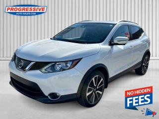 <b>Navigation,  Sunroof,  Aluminum Wheels,  Heated Seats,  Apple CarPlay!</b><br> <br>    This Nissan Qashqai offers a relaxing experience, with tranquil ride quality and a comfortable interior. This  2019 Nissan Qashqai is for sale today. <br> <br>The 2019 Qashqai is the ultimate urban crossover that helps you navigate lifes daily adventures, or break your normal routine at a moments notice. This 2019 Nissan Qashqai has incredibly sleek styling and bold design, setting you apart from the rest of the pack. Theres plenty of space for all your friends and with a generous amount of head and legroom, it keeps your crew happy even on longer trips out of town. This  SUV has 74,604 kms. Its  white in colour  . It has a cvt transmission and is powered by a  141HP 2.0L 4 Cylinder Engine.  It may have some remaining factory warranty, please check with dealer for details. <br> <br> Our Qashqais trim level is SL. This top-of-the-range Qashqai SL throws in satellite navigation, adaptive cruise control with distance pacing, and a comprehensive 360-degree camera system with aerial view, in addition to an express open/close tinted sunroof with tilt and slide functionality, heated front seats, a heated steering wheel, dual-zone climate control, piano black interior trim inserts, proximity keyless entry with push button and remote start, automatic headlights, and a 7-inch infotainment screen with Apple CarPlay, Android Auto and SiriusXM. Additional features include blind-spot detection with rear cross-traffic alert, forward and rear collision mitigation, front pedestrian braking, rear parking sensors, and even more. This vehicle has been upgraded with the following features: Navigation,  Sunroof,  Aluminum Wheels,  Heated Seats,  Apple Carplay,  Android Auto,  Heated Steering Wheel. <br> <br>To apply right now for financing use this link : <a href=https://www.progressiveautosales.com/credit-application/ target=_blank>https://www.progressiveautosales.com/credit-application/</a><br><br> <br/><br><br> Progressive Auto Sales provides you with the all the tools you need to find and purchase a used vehicle that meets your needs and exceeds your expectations. Our Sarnia used car dealership carries a wide range of makes and models for exceptionally low prices due to our extensive network of Canadian, Ontario and Sarnia used car dealerships, leasing companies and auction groups. </br>

<br> Our dealership wouldnt be where we are today without the great people in Sarnia and surrounding areas. If you have any questions about our services, please feel free to ask any one of our staff. If you want to visit our dealership, you can also find our hours of operation and location information on our Contact page. </br> o~o