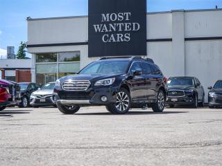 <div style=text-align: justify;><span style=font-family:times new roman,times,serif;><span style=font-size:14px;>This 2016 Subaru Outback has a CLEAN CARFAX with no accidents and is also a one owner Canadian vehicle with Subaru Rive-Nord service records. High-value options included with this vehicle are; blind spot indicators, lane departure warning, adaptive cruise control, pre-collision, navigation, paddle shifters, H/K sound, black leather / heated / power / memory seats, convenience entry, power tailgate, sunroof, xenon headlights, back up camera, touchscreen, multifunction steering wheel, 18” alloy rims and fog lights, offering immense value.<br /> <br />Why buy from us?<br /> <br />Most Wanted Cars is a place where customers send their family and friends. MWC offers the best financing options in Kitchener-Waterloo and the surrounding areas. Family-owned and operated, MWC has served customers since 1975 and is also DealerRater’s 2022 Provincial Winner for Used Car Dealers. MWC is also honoured to have an A+ standing on Better Business Bureau and a 4.8/5 customer satisfaction rating across all online platforms with over 1400 reviews. With two locations to serve you better, our inventory consists of over 150 used cars, trucks, vans, and SUVs.<br /> <br />Our main office is located at 1620 King Street East, Kitchener, Ontario. Please call us at 519-772-3040 or visit our website at www.mostwantedcars.ca to check out our full inventory list and complete an easy online finance application to get exclusive online preferred rates.<br /> <br />*Price listed is available to finance purchases only on approved credit. The price of the vehicle may differ from other forms of payment. Taxes and licensing are excluded from the price shown above*<br /> </span></span></div><div style=text-align: justify;><span style=font-family:times new roman,times,serif;><span style=font-size:14px;>LIMITED | AWD | 3.6 R | NAV | LEATHER</span></span></div>