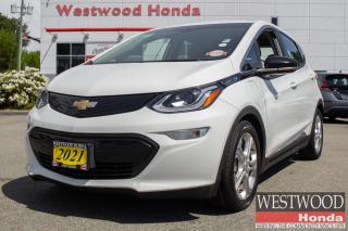 Recent Arrival! Summit White 2021 Chevrolet Bolt EV 4D Wagon LT LT Battery warranty until 2032 $2000 PST rebate FWD 1-Speed Automatic Electric Drive UnitOne low hassle free pre negotiated price, Ask us about our 24 Hour EV test drive, PST Rebate is not included in above price and is based on PST due, Electric charge cord and 2 keys with every purchase of an EV from Westwood Honda.We specialize in getting you into vehicles with 0 emissions, We have been the largest retailer in Canada of used EVs over the last 10 years . HOV lane access and a fraction of gas-vehicle maintenance costs. Looking for a specific model thats not in our inventory? Our sourcing experts will find one for you. Westwood Hondas EV sales last year will keep approximately 600,000 metric tons of carbon dioxide out of the atmosphere over the next 4 years. Join the Revolution, save the planet, AND save money. Westwood Hondas Buy Smart Standard program includes a thorough safety inspection, detailed Car Proof report that shows the history of the car youre buying, a 6-month warranty on tires, brakes, and bulbs, and 3 free months of Sirius radio where equipped! . We give you a complete professional detail, a full charge, our best low price first based on live market pricing, to guarantee you tremendous value and a non-stressful, no-haggle experience. Buy your car from home.Just click build your deal to start the process. It is easy 7 day Exchange Policy! $588 admin fee. Westwood Honda DL #31286.Reviews:  * Most owners love the Bolt because of the convenience of never having to stop for fuel. When used for commuting, simply plug in at work and again at home and it negates the need to stop for charging. Source: autoTRADER.ca