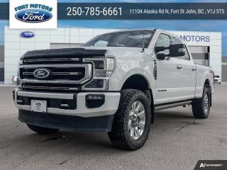 Used 2020 Ford F-350 Super Duty Platinum  - Leather Seats for sale in Fort St John, BC