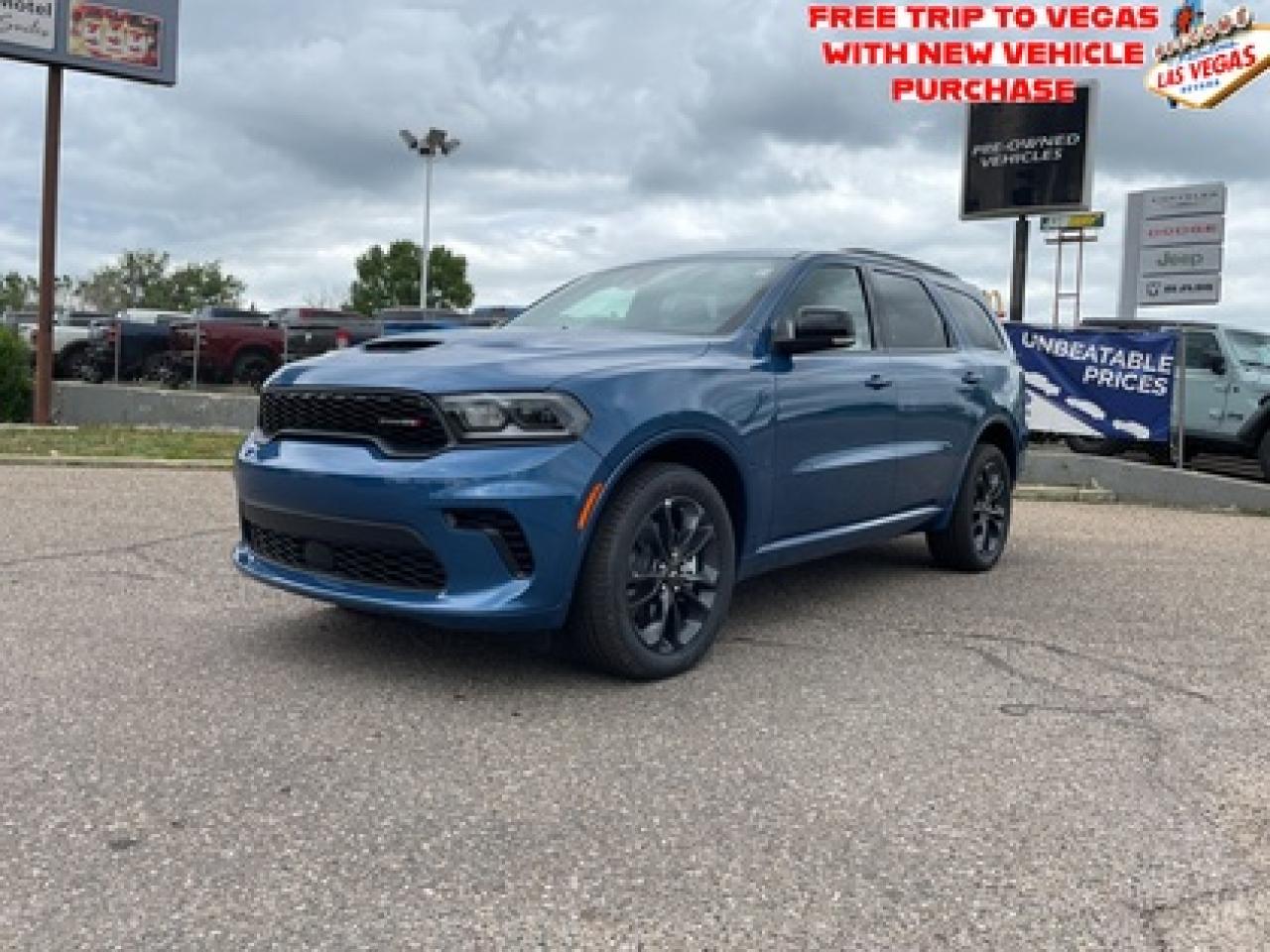 New 2024 Dodge Durango GT Plus, BLACKTOP, ROOF, 2ND ROW BUCKET SEATS, #53 for sale in Medicine Hat, AB