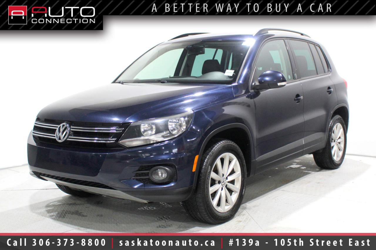 Used 2017 Volkswagen Tiguan Wolfsburg Edition - AWD - HEATED LEATHER SEATS - CARPLAY - ANDROID AUTO - BACKUP CAM - ACCIDENT FREE for sale in Saskatoon, SK